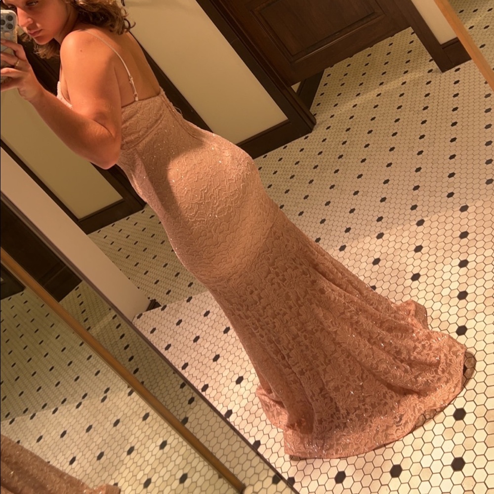 Pink mermaid dress